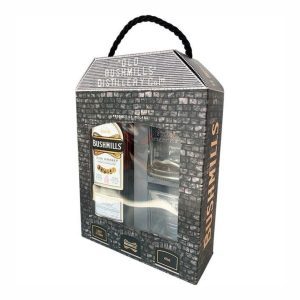 Bushmills Original Irish Whiskey 1lit  Gift Pack+ 2 Glasses