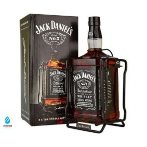 Jack Daniel’s Old No.7 40% 3 lit Bottle With Cradle (Сталажа)