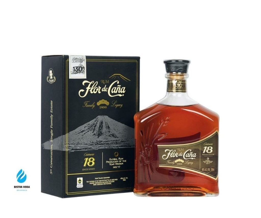 Flor De Cana 18y Rum 40 1 Lit Бистра Вода