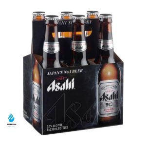 Asahi Super Dry Japanese No1 Beer 5,2% 0.33 lit  24/1