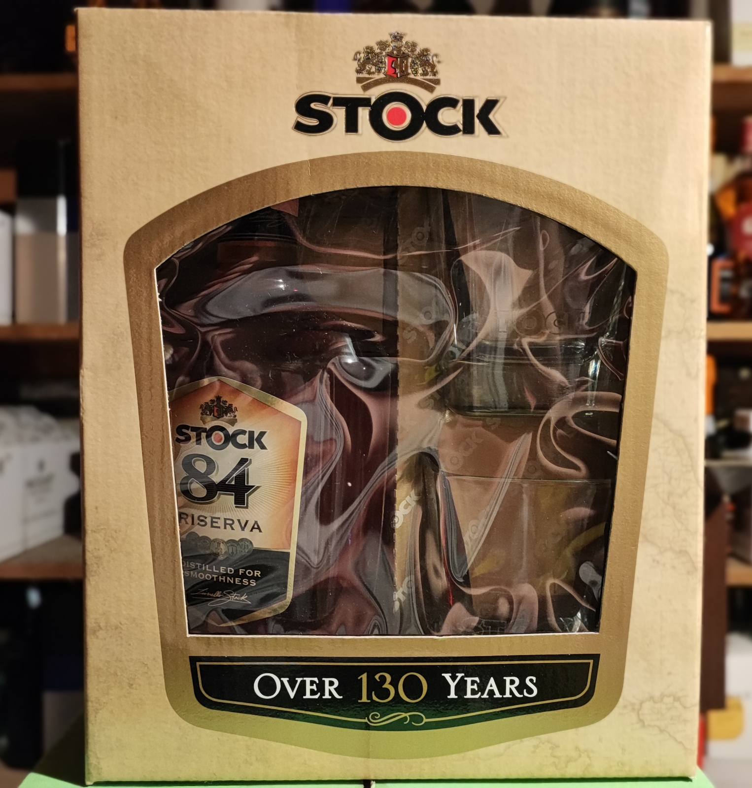 Stock 84 Lux Gift Box + 2 glasses