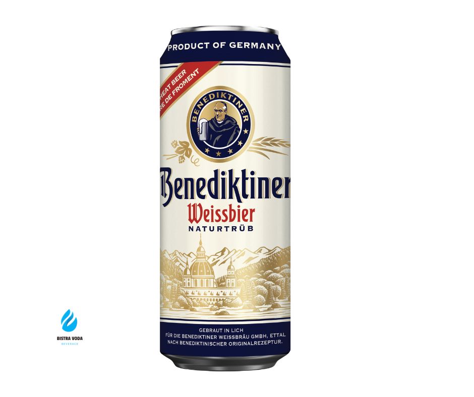 Benediktiner Weissbier Naturtrub Cans 5,4% 0.5 lit