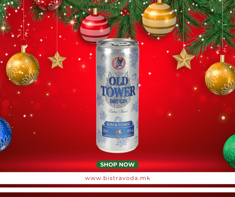 Gin Tonic Old Tower Dry 4,9% 0.25 lit