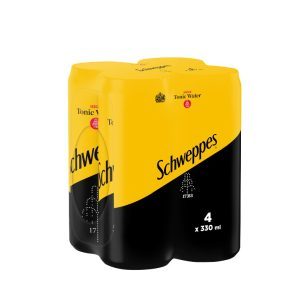 Schweppes Tonic Water 0.33 lit 4x1