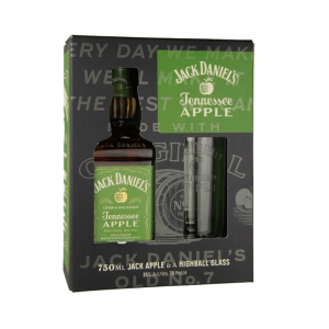 Jack Daniel's Apple 0.75 lit+Highball Glass