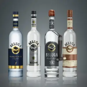 Beluga Vodka со елегантен дизајн и врвен квалитет