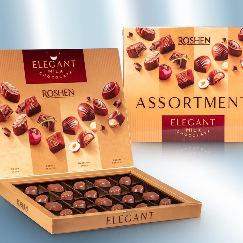 Roshen Assortment Elegant Candy Gift Box 145 gr Roshen Assortment Elegant Candy Gift Box 145 gr