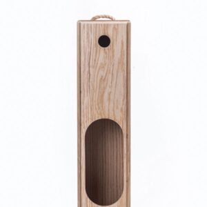 Дрвена кутија за вино со рачка