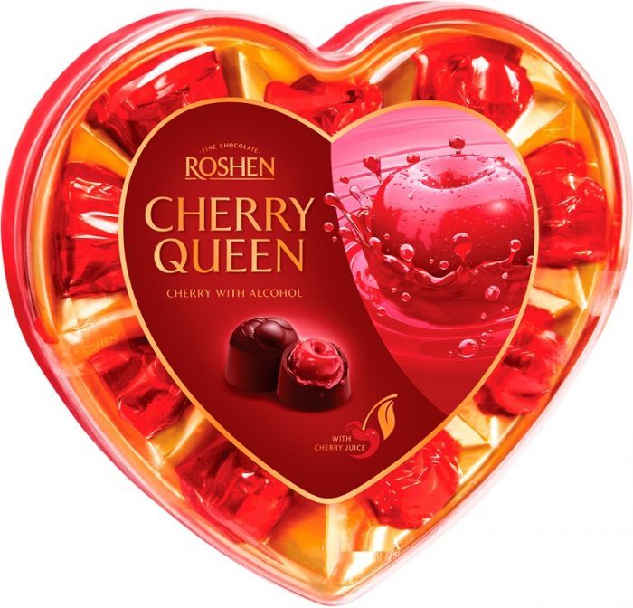 Roshen Cherry Queen Candy Gift Box 125 gr Roshen Cherry Queen Candy Gift Box 125 gr