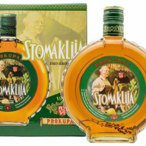 Stomaklija Rakija 0.7L – Слива и 12 Билки, Подарок Кутија