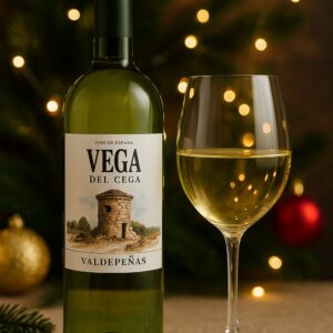 Vega del Cega Valdepeñas бело вино од Шпанија