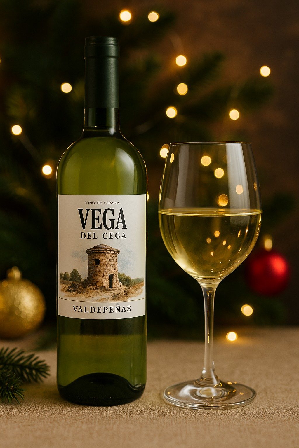 Vega del Cega Valdepeñas бело вино од Шпанија Vega del Cega Valdepeñas бело вино од Шпанија