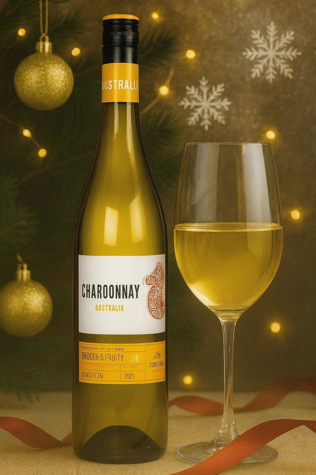 Chardonnay Australia Smooth and Fruity 2024 бело вино Chardonnay Australia Smooth and Fruity 2024 бело вино