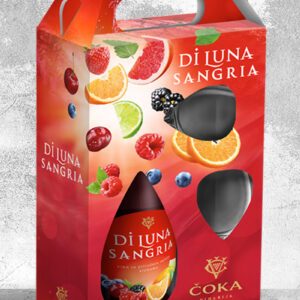 Di Luna Sangria Gift Box со две чаши за сангрија