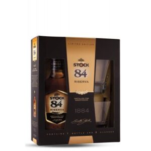 Stock 84 Lux Gift Box + 2 glasses