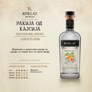 Korlat Rakija Marelica 40% 0.7 lit