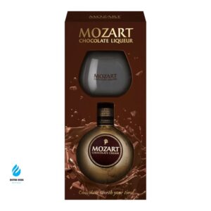 Mozart Chocolate Cream Liqueur 17% 0.5 lit Gift Box + glass