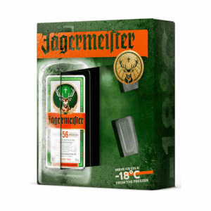 Jagermeister 0.7 lit + 2 glasses