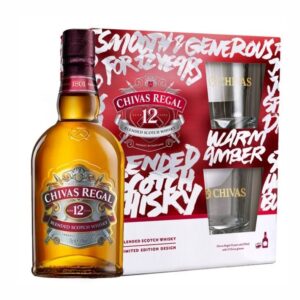 Chivas Regal 0.7 li 12y + 2 glases