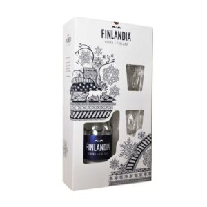 Finlandia Vodka + Shot Glasses 0.7 lit