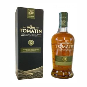 Tomatin 12 Year Single Malt Scotch Whisky Burbon and Sherry Cask 1 lit 43%