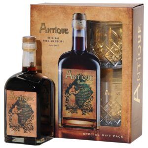 Antique Pelinkovec Badel 35% 0,7 lit Special Gift Box + 2 glasses