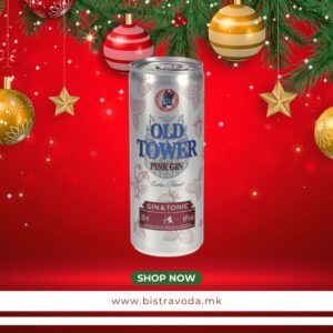 Gin Tonic Old Tower Dry Pink 4,9% 0.25 lit