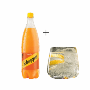 Schweppes Tangerine 1 lit + Подарок чаша за купени 3х1 лит
