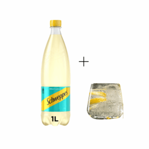 Schweppes Bitter Lemon 1 lit + Подарок чаша за купени 3х1 лит