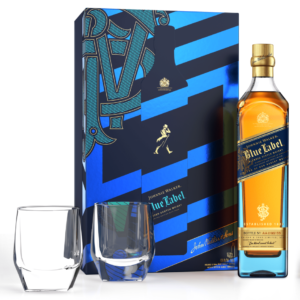 Johnnie Walker Blue Label 0.7l + 2 Glasses Gift Box