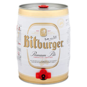 Bitburger Premium Pils pivo 5L bure so slavina