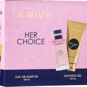 la rive her choice edp 100 ml shower gel 100 ml